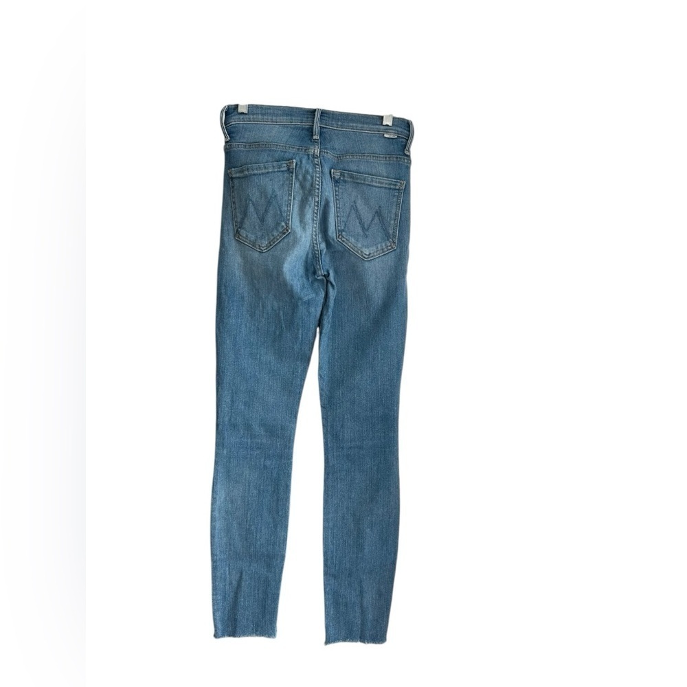 MOTHER The Fly Cut Stunner Ankle Fray Jean - Light Wash Denim - Size 24 - Picture 8 of 13